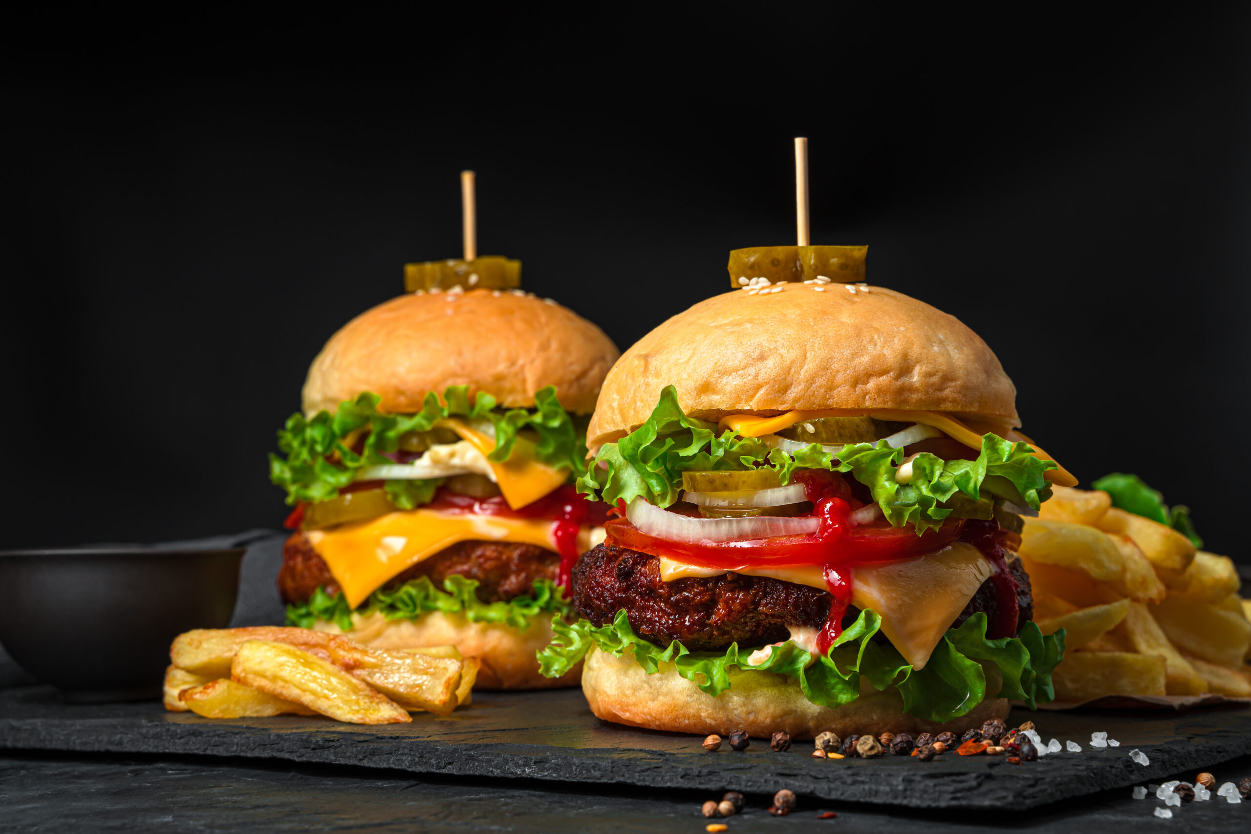 cooking hamburgers in the oven