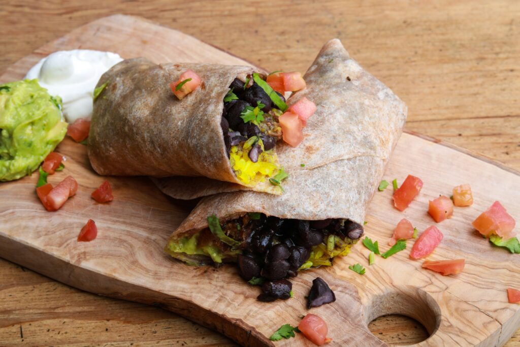 crock pot black bean burrito