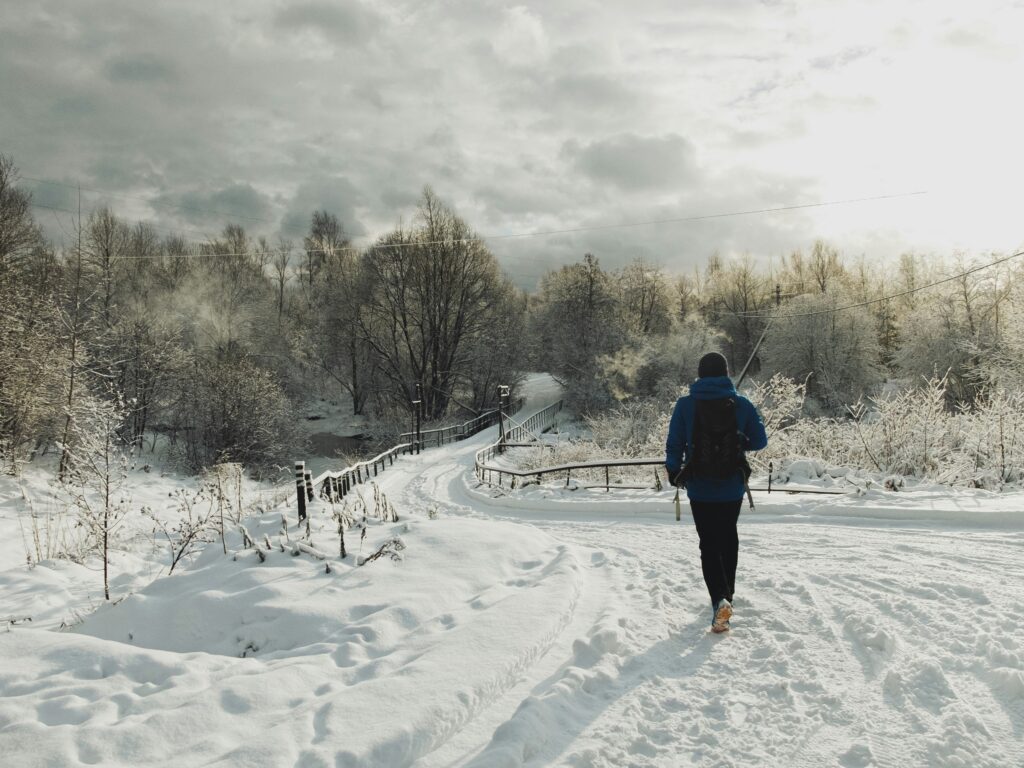 winter hiking