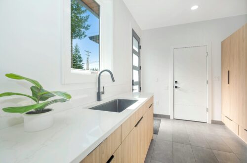 the laundry room